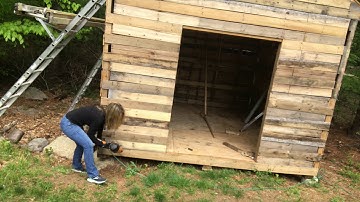 Pallet Shed Build Part 3