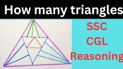 How many triangles।। SSC Reasoning।। RRB NTPC Reasoning।। mppsc reasoning