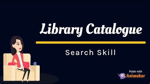 Library catalogue: search skills