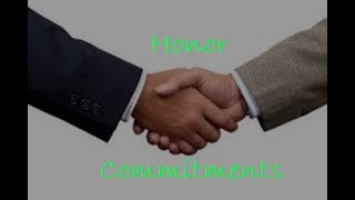 Honor Commitments