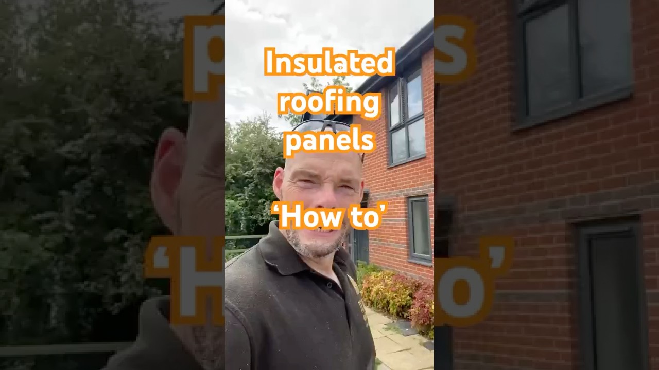Insulated roofing panel#diy #gardenroom #roofing #diyideas #construction #diyprojects #tipsandtricks