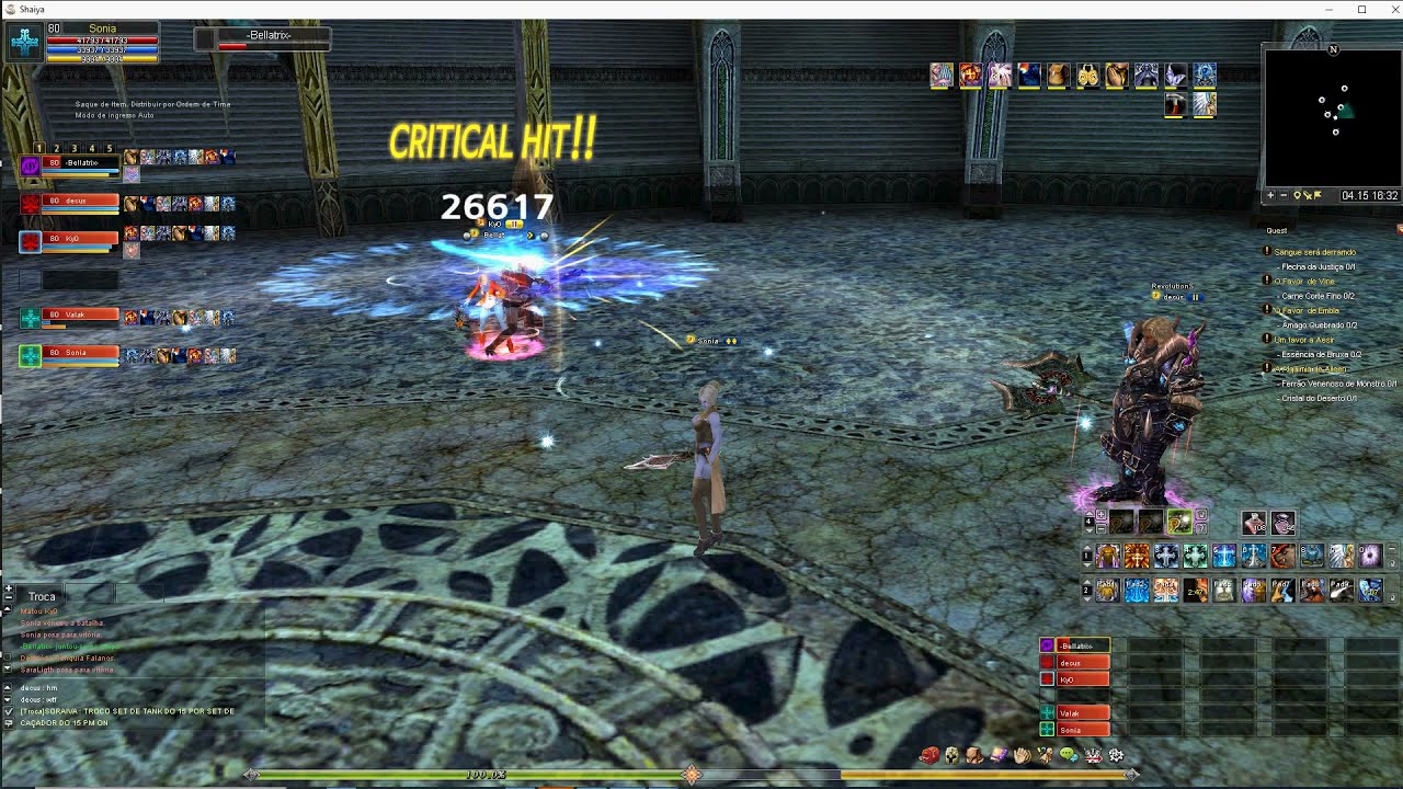 Shaiya PT/BR episode 8 Uber Warrior Ky0 vs OP Pagan Bellatrix