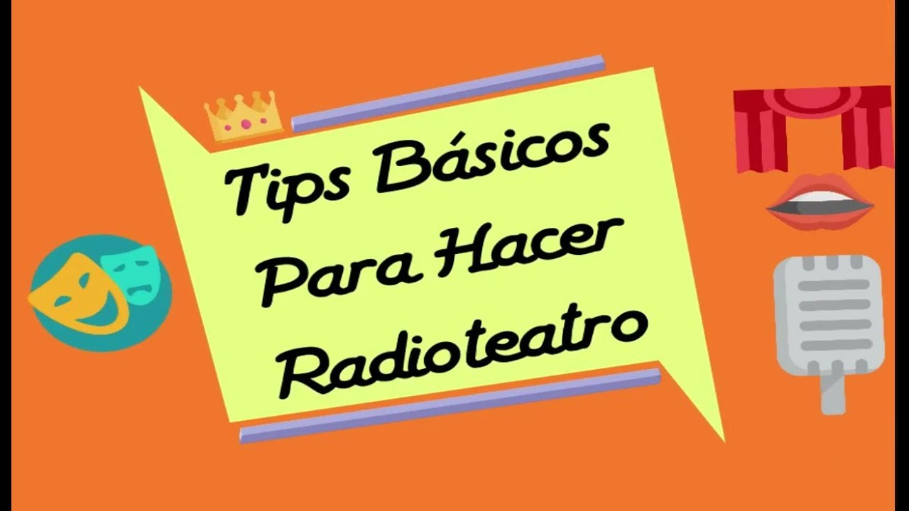 Audiofanzine Tips Básicos Para Hacer Radioteatro - YouTube