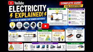 ⚡ Electricity | Current, Voltage, Resistance & Power 🔋| Concept Class 10 NCERT |