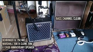 Rikstone H18 (Marshall 2061X Clone) Miced With Behringer SL75c