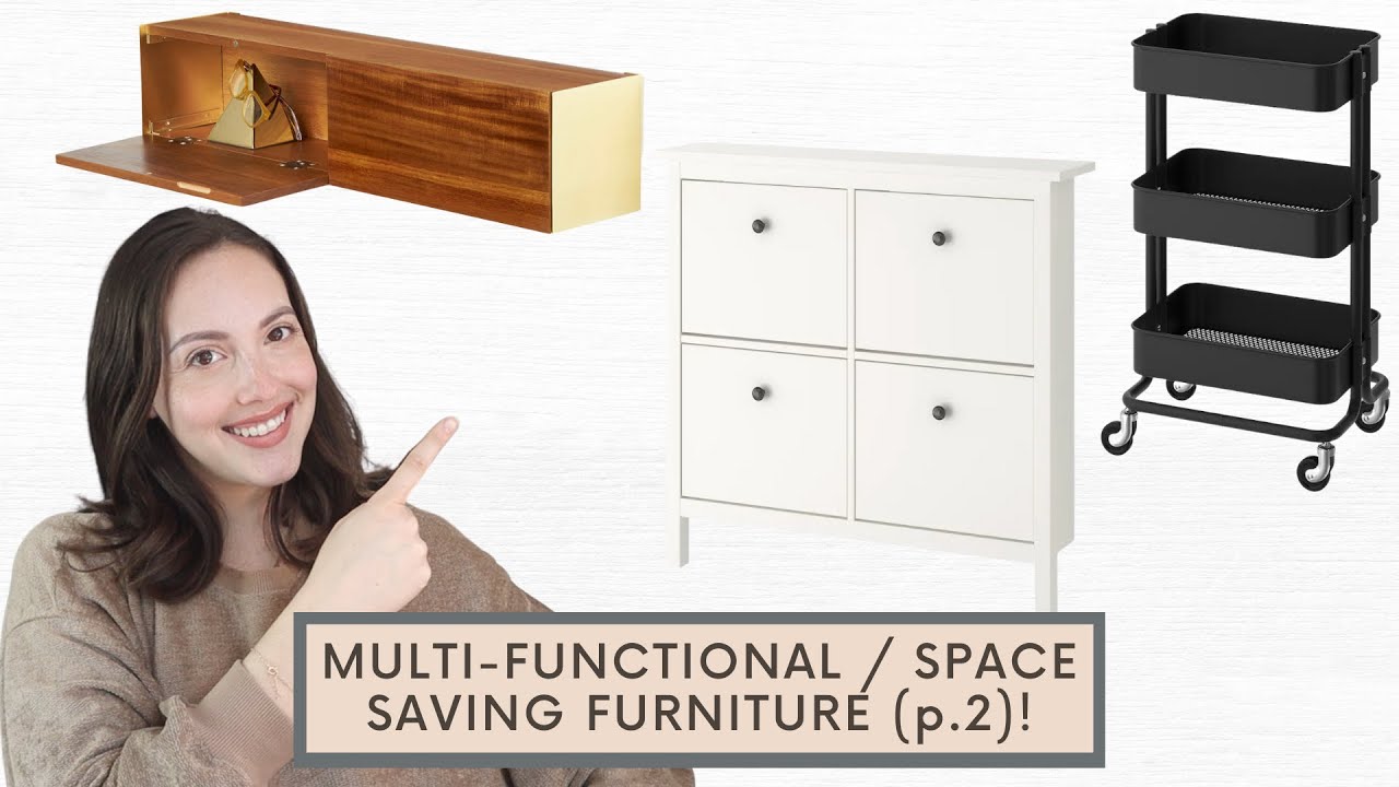 SPACE SAVING / MULTI-FUNCTIONAL FURNITURE IDEAS FOR SMALL SPACES! PART ...