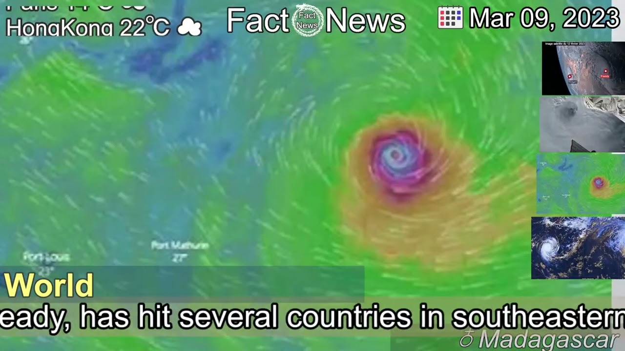 [Latest]Cyclone Freddy Lashes Mozambique and Madagascar