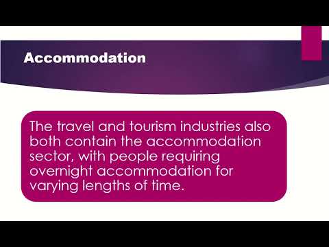 How Accommodation And Hotels Work Under Travel And Tourism Industry