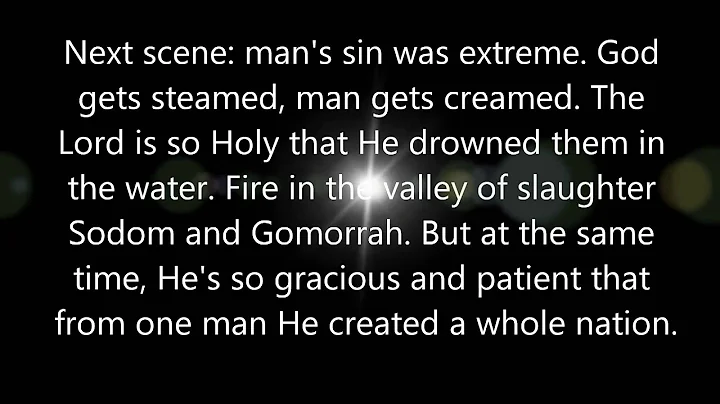 Shai Linne - Greatest Story Ever Told (with lyrics)