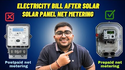 Electricity bill after solar | Net metering | Postpaid bill | Prepaid net metering | Solar panel