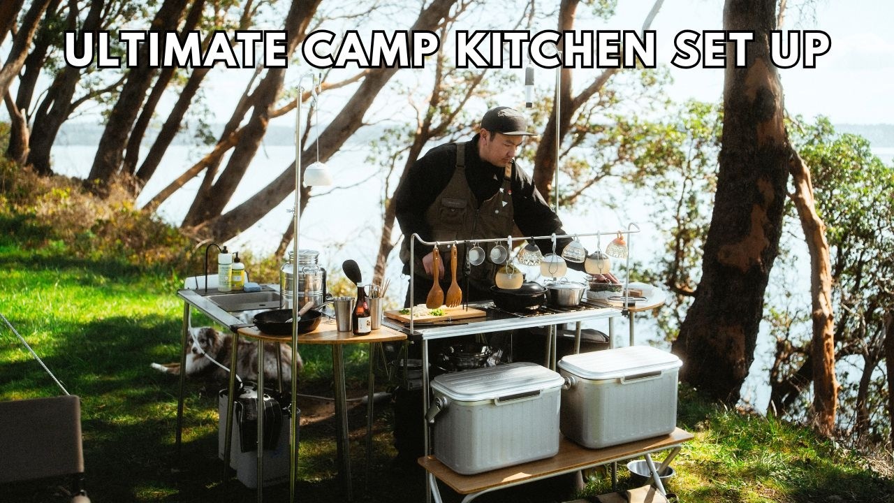 This IGT camp kitchen Has EVERYTHING! - YouTube