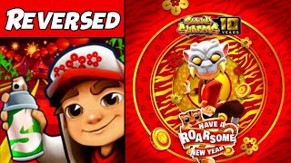 Subway Surfers Lunar New Year 2022 Reversed Gameplay Subway Surf World Tour Sub Surf Reverse