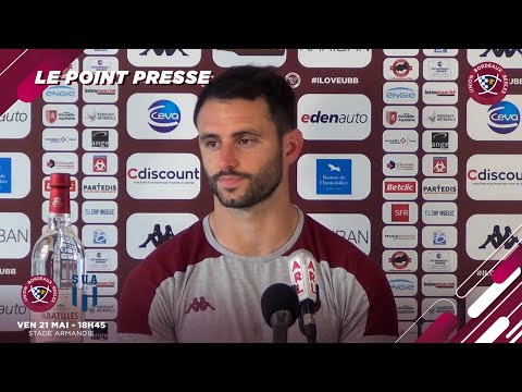 Aperçu de la vidéo « Le point presse avant Agen - UBB »