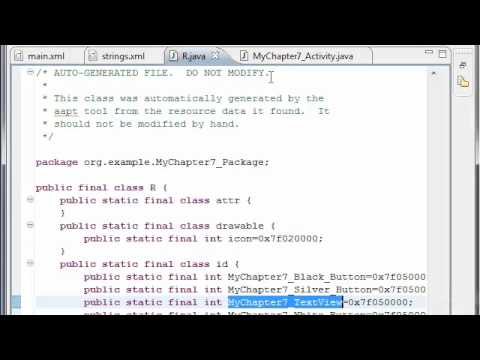 Chapter 7.2 - Android Layout Markup Language