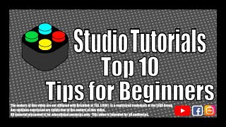 Studio Tutorials - Top 10 Tips For Beginners - Save Yourself Time With Your Lego Designs