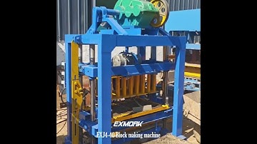 Tutorial sobre la block making machine de Exmork