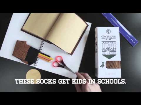 Video: Conscious Step Sustainable And Charitable Socks