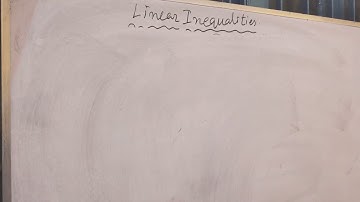 Linear Inequalities Explanation for class 10 (ICSE) MATHEMATICS( Part 2)