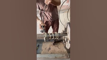 Turn 12mm Wire into Powerful Spring #shorts