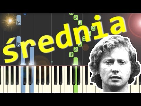 🎹 Dni, których nie znamy (Marek Grechuta) - Piano Tutorial (średnia wersja) 🎵 NUTY W OPISIE 🎼