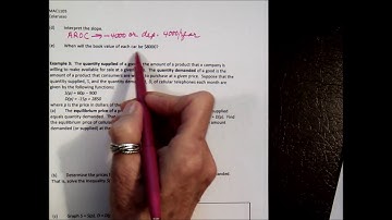 Applications of Linear Functions