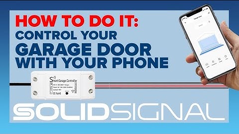 Turn any garage door opener into an app-enabled smart opener EASY INSTALL