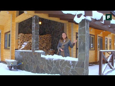 Баня-гостевой дом из клееного бруса. Конструктив // FORUMHOUSE