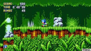 Sonic Mania - Angel Island Zone (Sonic) Ring Attack - 81 Rings @SonicandInuyasha