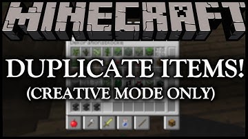 How to Duplicate Items in Minecraft: Java Edition (Creative Mode Only)