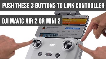 How to Link the Remote Controller: DJI Mini 2 & Mavic Air 2 EASIEST WAY EVER!!! 1-2-3