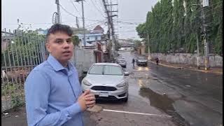 Reportaje falso en vivo del clima