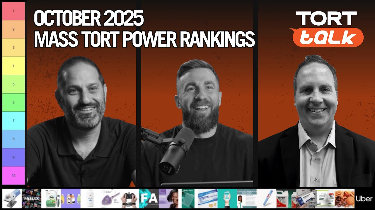 Mass Tort Power Rankings: Top 10 Cases to Watch Right Now (October 2025)