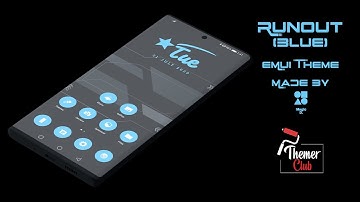 RunOut Blue EMUI 10 / MagicUI 3 Theme | Themer Club