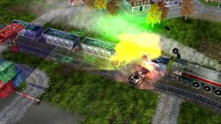 Command & Conquer: Generals - GLA vehicles VS. The Train