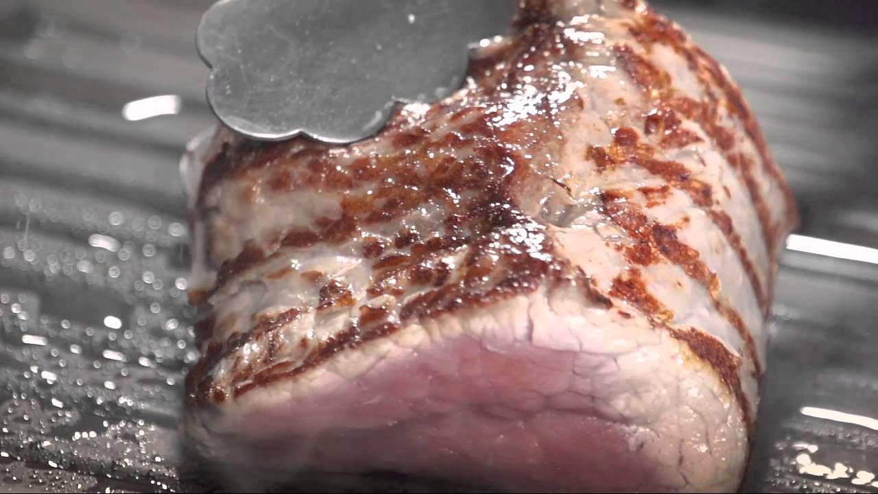 Стейк шатобриан (приготовлен в ресторане "Ан-2") - YouTube