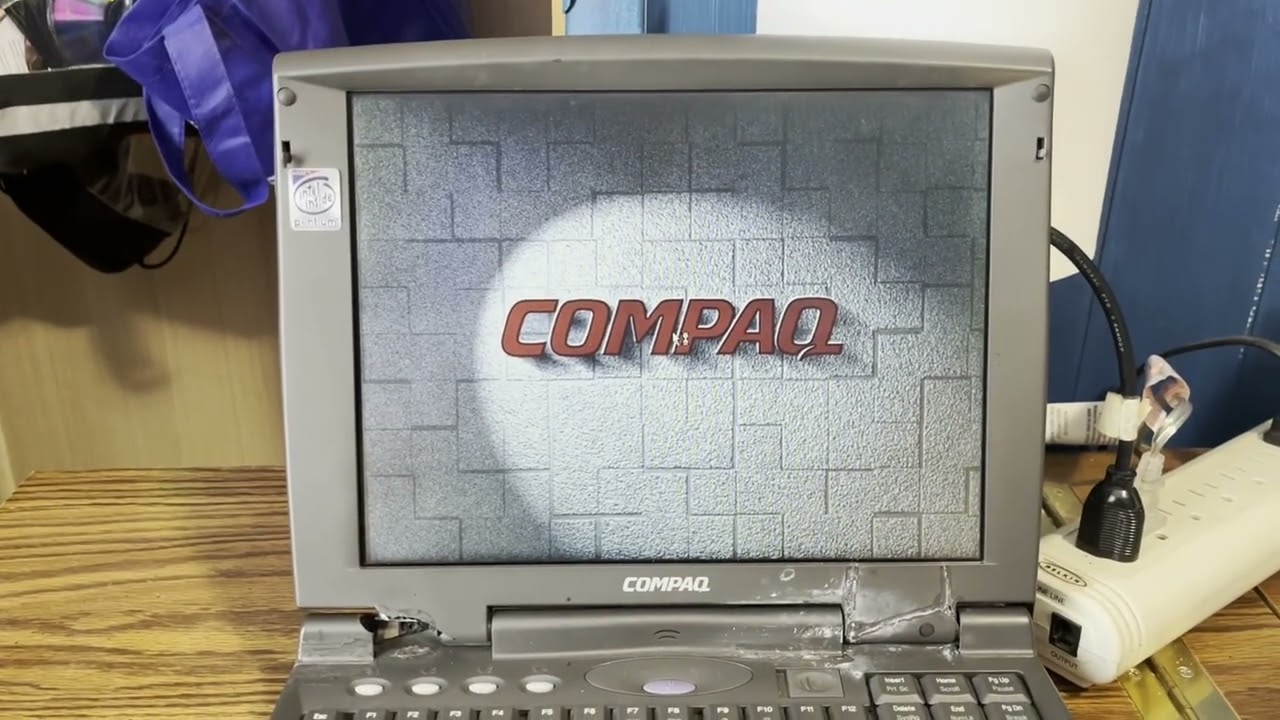 1997 Compaq Armada 1560DM Startup Demo