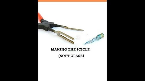 Lampwork Icicle Charms Tutorial (soft glass), a timeless choice for winter jewelry and home decor!