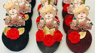 Princess Teddy Bear π π§Έ πΉ Babyshower | Chocolate Apples | Donuts | Cakesicles |