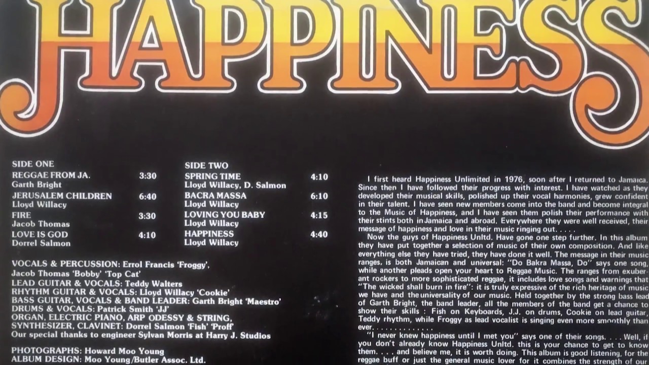 Happiness Unlimited - Love Is God (Happiness - 1978)