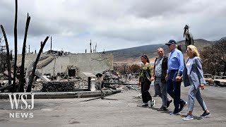 Biden Visits Maui to Meet With Fire Survivors, Officials | WSJ News