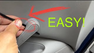 2003-2008 Toyota Corolla Window Crank Removal NO TOOLS