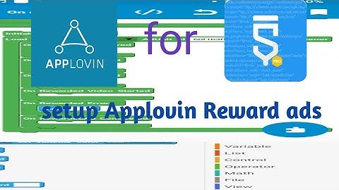 How to setup Applovin reward ads in sketchware pro