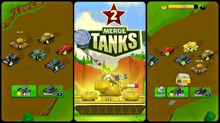 Merge Tanks 2: KV-44 Tank War Machines Idle Merger (Gameplay Android) screenshot 4