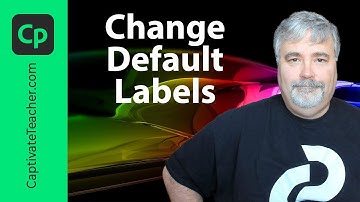 Change Default Question Slide Captions and Button Text in Adobe Captivate Classic