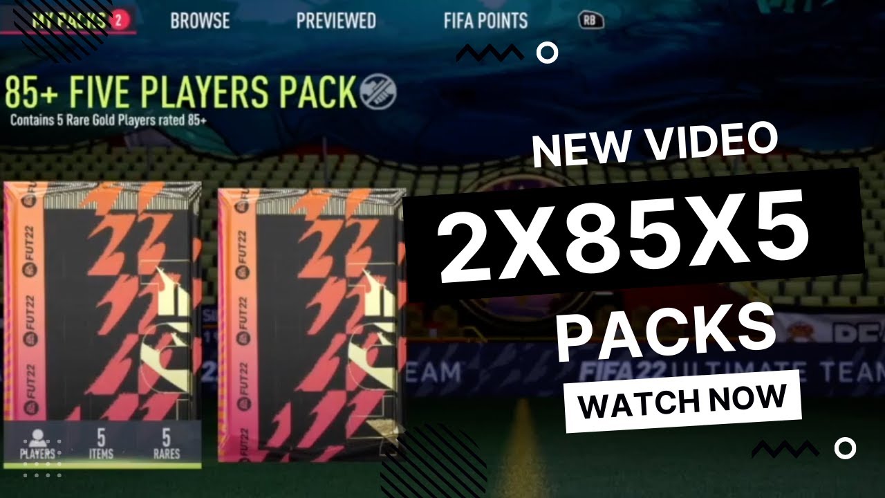 OPENING OUR TWO 85 X 5 PACKS!