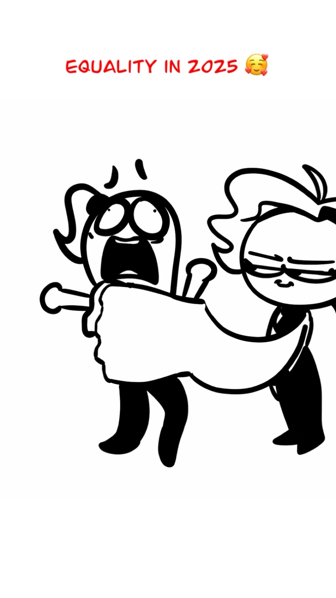 Equality in 2025 ? (Animation Meme) Anim: @Cartoonimation  #shorts
