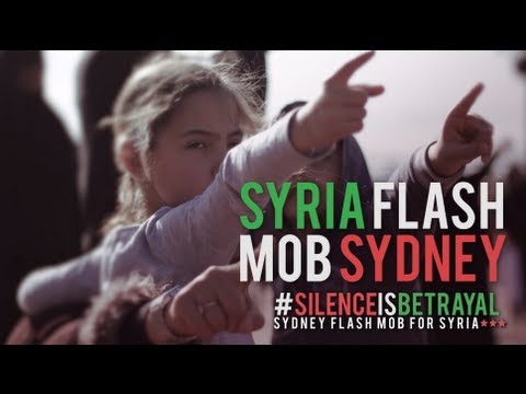 SYRIA | SYDNEY FLASH MOB | #SILENCEISBETRAYAL