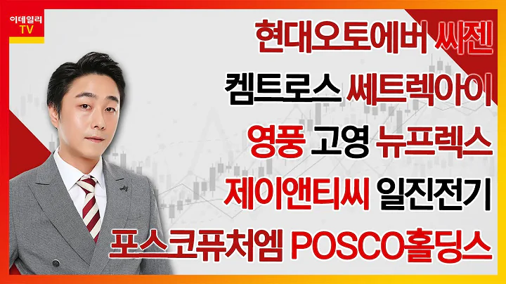 현대오토에버, 씨젠, 켐트로스, 쎄트렉아이, 영풍, 고영, 뉴프렉스, 제이앤티씨, 일진전기, 포스코퓨처엠, POSCO홀딩스_김현구의 주식 코치 2부 (20240504)
