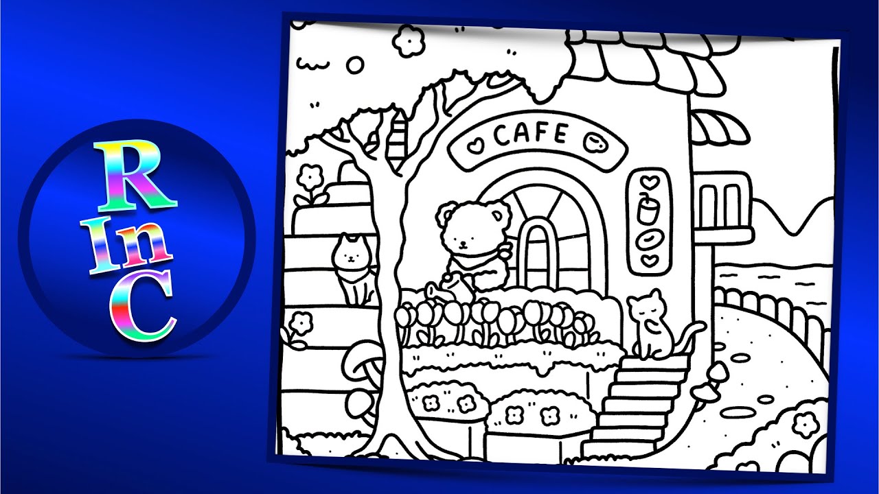 Calming Coloring Video | Cozy Corner Coloring Book - Coco Wyo | Reelax ...