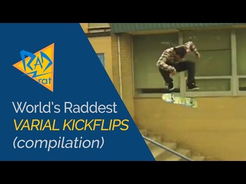Compilation des meilleurs varial kickflips filmés en 20 ans de vidéos skate
